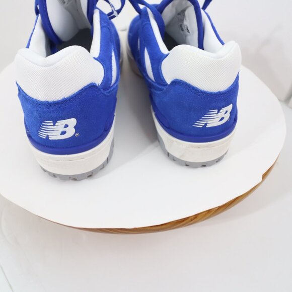 NEW BALANCE 550 SIZE 11D BLUE WHITE GRAY CLASSIC BASKETBALL SHOE BB550VNA - Picture 7 of 13
